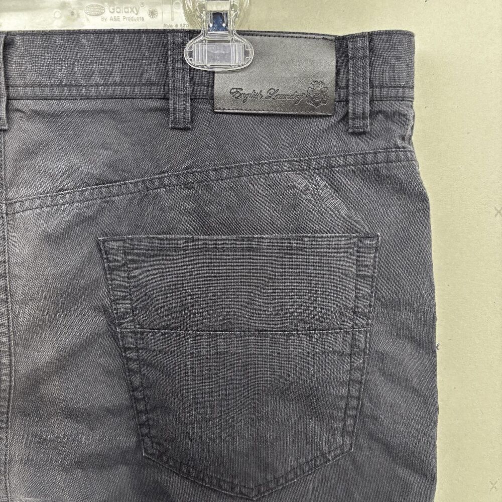 English Laundry Pants Men's 38x34 Everyday Stretch‎ 5 Pocket Gray EUC